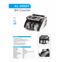 Machine de comptage de billets, Machine de comptage d'argent, compteur de billets pour le Canada CAD polymère Note détecteur de billets de banque