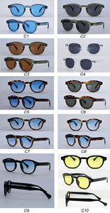 Chất Lượng Cao Trang Trí Nội Thất Đinh Tán <span class=keywords><strong>Gradient</strong></span> Màu Xanh Kính Mặt Trời Sang Trọng Độc Đáo Cổ Điển Cổ Điển Vòng Rùa Khung <span class=keywords><strong>Men</strong></span> Kính Mát - Product Image 6