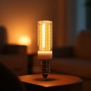 หลอดไฟ LED E12 1W แบบหลอดไส้ แสงสีขาวอบอุ่น สำหรับเปลี่ยนแทนหลอดเดิม - Product Image 3