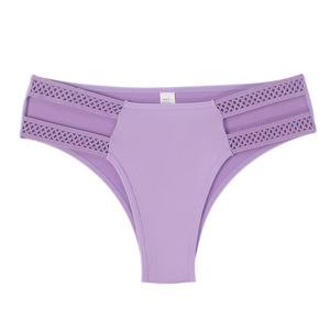 Pantalones triangulares sin rastro para mujer, cinturón doble, diseño de agujero fino, entrepierna de algodón, transpirable, cintura media, ropa interior de mujer de talla grande - Product Image 4