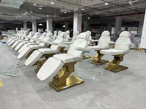 Salon Furniture Gold Luxury Cosmetic <b>Bed</b> Beauty Salon Pink Electric Facial <b>Bed</b> - Product Image 6