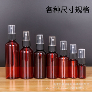 ขวดสเปรย์สีน้ำตาลยี่ห้อ Yixintong ขนาด 30 มล. 50 มล. 100 มล. ป้องกันแสง สำหรับบรรจุภัณฑ์ทางการแพทย์และความงาม - Product Image 4