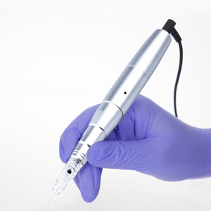 Kit de Máquina de Tatuaje Digital Rotativa Plateada para Microblading, para Artistas de Maquillaje Permanente de Cejas - Product Image 6