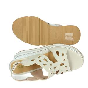 Sandalias de Plataforma Beige Donna Wedge K-11022 para Mujer - Product Image 6