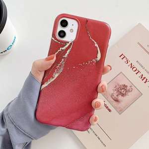 Funda de teléfono móvil personalizada para <span class=keywords><strong>Iphone</strong></span> <span class=keywords><strong>12</strong></span> pro max, Tpu, Imd, mármol, Dropshipping, proveedor de producción de China - Product Image 4