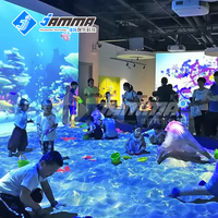 Équipement de projection de plage de sable interactif AR pour jeu de pêche d'étang de sable pour enfants dans les centres commerciaux