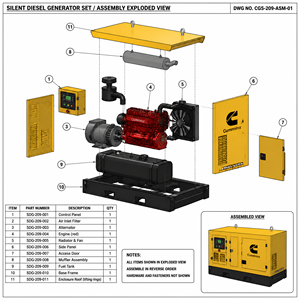 เครื่องกำเนิดไฟฟ้าดีเซลแบบเงียบยี่ห้อ Weichai SDEC ขนาด 20kw 30kw 100kw 100kva 150kva 200kva 250kva 300kva 350kva 400kva สำหรับสำรองไฟ - Product Image 3