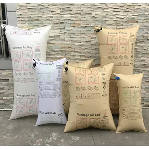 Dreammao Kantong Kertas Kraft Kantong Dunnage Katup Kantong Udara untuk Kemasan Cetak Plastik Kualitas Tinggi Coklat Katup Turbo 90*90 Cm Reusabl