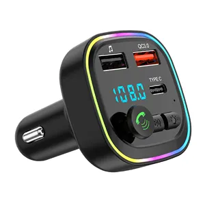 Multifunction Wireless Car FM Transmitter MP3 Player With Handfree Call And Fast Charging
