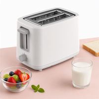 Grille-pain compact automatique 700W OEM, directement de l'usine, avec minuteur, pour le petit-déjeuner et les sandwichs à la maison