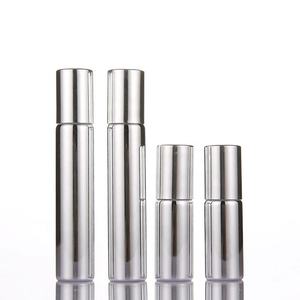 खाली आवश्यक तेल रोलर ट्यूब पैकेज 10 मिलीलीटर रोल बोतल चांदी के सोने के ग्लास इत्र रोलर बोतल पर 10 मिलीलीटर रोल - Product Image 5