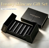 Boîte cadeau en papier rigide magnétique de luxe sur mesure pour atomiseur de parfum rechargeable miniature de 10 ml, boîte d'échantillon de voyage