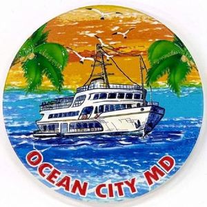 PUNTA CANA Ocean Animal Spanish Ceramic Coasters Customized Rich Color PARROT Printed Table Decor <b>Trivet</b> Mats Pads Travel - Product Image 1