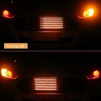 Lumière LED décorative pour calandre de voiture, clignotante, effet cheval au galop, clignotant, lumière de position, colorée et tendance