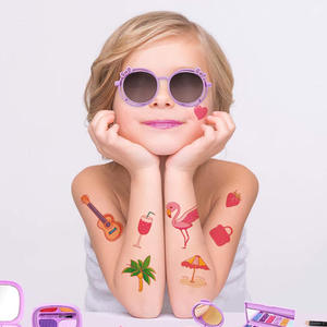 Pegatinas de Tatuajes Infantiles de Alta Gama con Dibujos Animados de Dinosaurios y Sirenas para el Día de Pascua - Product Image 6