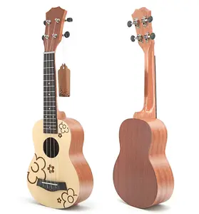 21 इंच गिटार प्यारा बच्चों के कार्टून गिटार 4 स्ट्रिंग गिटार गिटार शुरुआती और बच्चों के लिए संगीत साधन