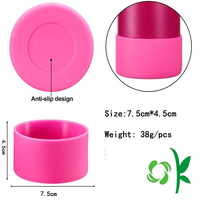 Housse de protection réutilisable en silicone OKSILICONE, antidérapante, pour bouteille d'eau, housse multifonction en silicone pour bouteille