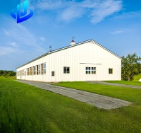 Bâtiment d'atelier en structure métallique de conception industrielle moderne, entrepôt métallique économique et durable avec garantie inférieure à 1 an