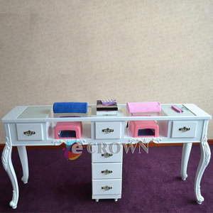 Mall light luxury nail <strong>tableling</strong> shop cabinet fixture light luxury unique nail unique Shinny mall light luxury nail table For - Product Image 2