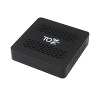 UGOOS Tox5 Lite Android TV Box Android 14 RJ45 1000M Amlogic S905X5M Quad Core ARM Cortex-A55 2.4G/5G2T2R BT5.4 Set-top Box