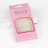 SONPHA vente en gros de faux ongles boîte d'emballage vide de luxe boîte d'emballage d'ongles presse personnalisée sur les boîtes à ongles