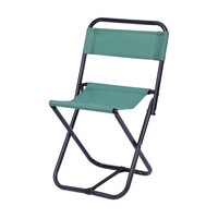Chaise de plage pliante de style camping de luxe pour l'extérieur avec cadre en tube de fer renforcé triangulaire et tissu Oxford résistant à l'usure