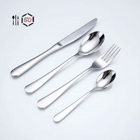 Ensemble de couverts en acier inoxydable mat haut de gamme, comprenant couteau, cuillère et fourchette, idéal pour la maison, le thé, les mariages, les restaurants - Vente en gros