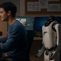 Robot humanoïde transformable pour l'éducation, le divertissement, le compagnonnage et la photographie mobile T1