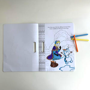 A3 tampone da colorare gigante, libro da colorare per bambini di grandi dimensioni, tampone da colorare Pixar congelato - Product Image 6