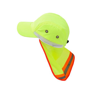 Chapeaux pare-soleil réfléchissants pour les travailleurs de l'<span class=keywords><strong>assainissement</strong></span> la nuit, coupe-vent en été et chapeaux de protection solaire pour les chantiers de construction - Product Image 1
