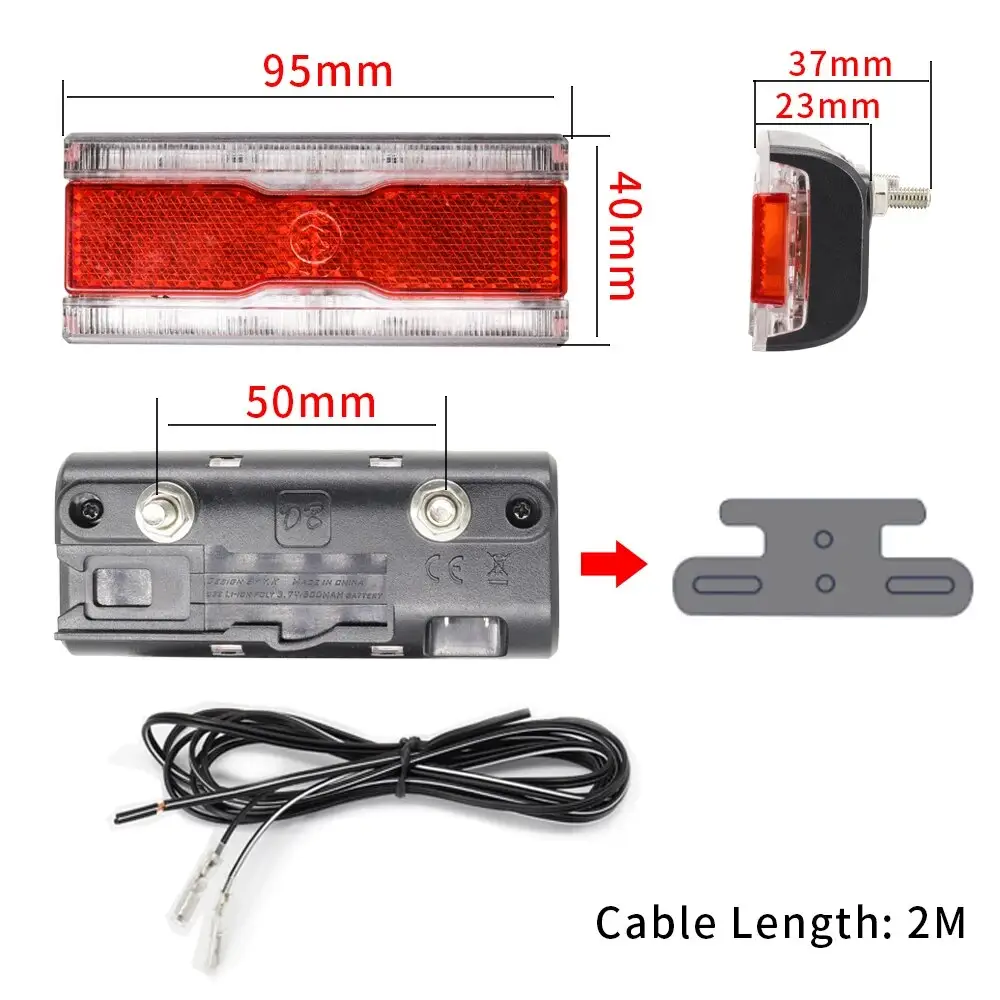 Iluminação De Alta Qualidade Luzes De Sinal De Motocicleta Elétrica Luzes De Freio Traseiras Para Motocicleta Universal