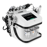 Neues Design 10-in-1 Dermabrasions-Gesichtsgerät Diamant-Peeling Kleine Blasen-Sauerstoff-Sprühpistole Gesichtsstraffung Hautverjüngung