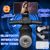 Nouveau Masturbateur Masculin avec Poussée Réaliste 3D, Aspiration Extensible, Chauffage Explosif à un Clic, Coupe d'avion