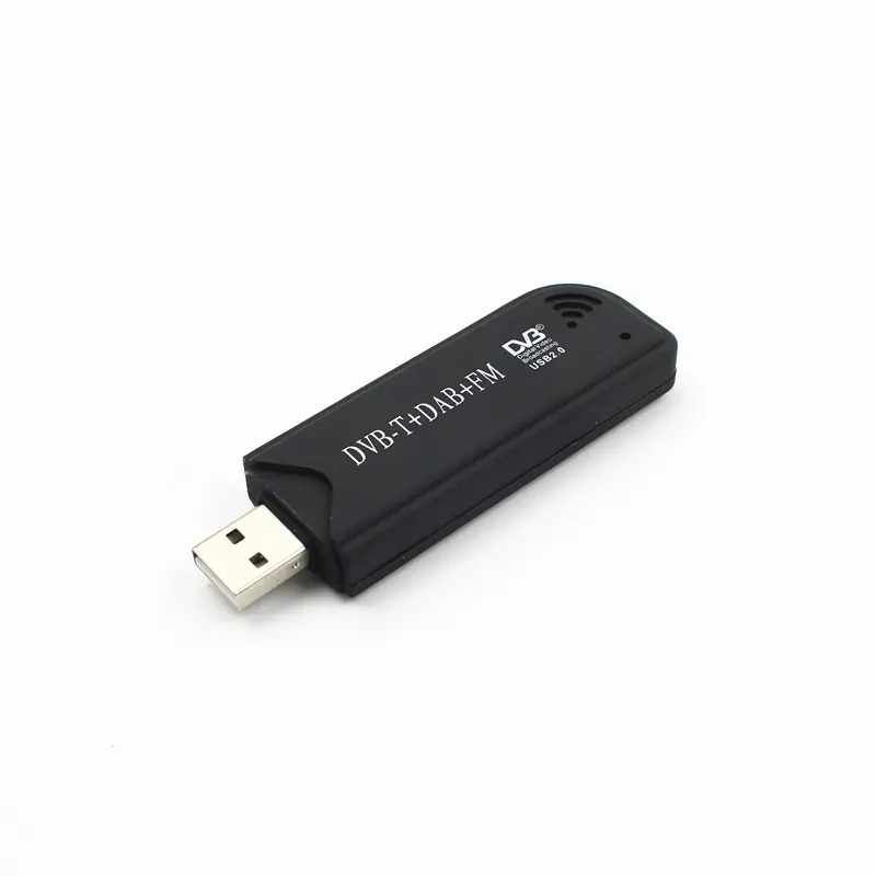 Küçük USB 2.0 dijital TV Tuner sopa DVB-T SDR + DAB + FM PC için çift fonksiyonlu TV ve radyo alıcısı sopa