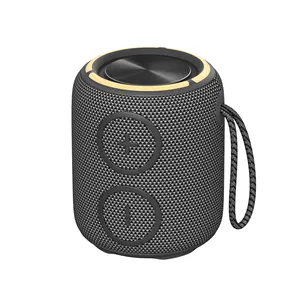 2023 GRB Wireless Speaker Pulse 5 LED Flash Light Waterproof Speaker Outdoor Party Sound Ama Zon Echo 360 Surround Bass Speaker
