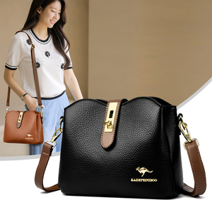 New High Quality Women Messenger Bags for Women Pu Leather Crossbody Bags Ladies Designer Shoulder Bags <b>Tote</b> Handbags and Purses - Product Image 1