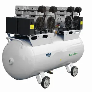 Compressor de ar pequeno sem óleo, 550w 750w, com 30 litros, tanque, óleo médico, compressor de ar