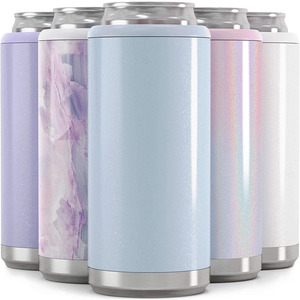 12oz Doppia Parete di Vuoto Isolato Può Dispositivo di Raffreddamento Isolante In <span class=keywords><strong>Acciaio</strong></span> Inox Beer Can Bottle Holder - Product Image 4