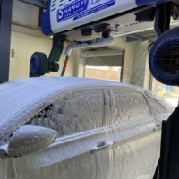 Machine de lavage de voitures automatique sans contact 360° haute pression avec sécheuse pour station commerciale