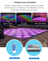 Heißer Verkauf: Exquisiter Spiegel-3D-Magnet-LED-Tanzboden mit SMD RGB 5050 LEDs und DMX512-Steuerung für Hochzeiten & Partys im Freien