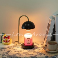 Nouveau style de vie décoration de la maison mignon métal lampe forme ronde minuterie gradateur coloré paquet boîte bougie chauffe lampe