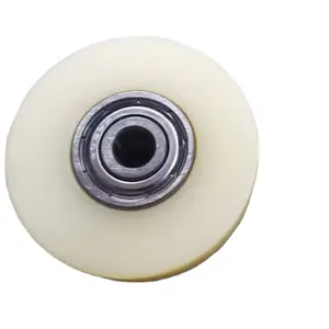 Non-magnetic All Sizes 608z 688 Pom Nylon Pu Plastic Coated Ball Bearing Sliding Rubber Wheels For Window