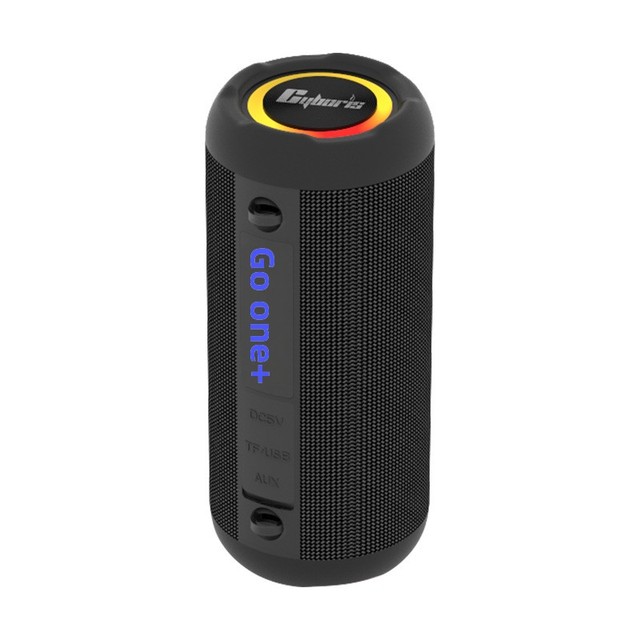 New Arrival Fabric Mesh Waterproof Portable Sound Box Outdoor Mini TF Card RGB Color Light Wireless Deep Bass Speaker