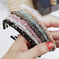 Accessoires de cheveux tendance 2020, bandeaux en cristal scintillant, bandeaux pour femmes, bijoux pour la tête, bandeaux pour cheveux conçus
