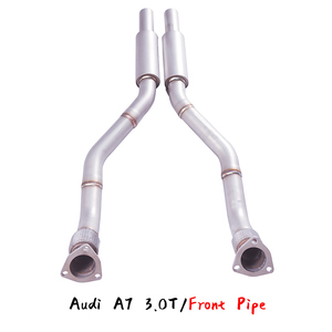 Tuyau de descente Offre Spéciale <span class=keywords><strong>Audi</strong></span> <span class=keywords><strong>A6</strong></span> A7 3.0T embout d'échappement Catback tuyau de descente du système d'échappement Valvetronic avec de bons sons - Product Image 3