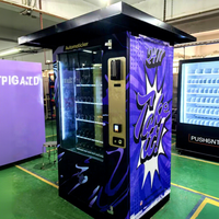 Máquina Expendedora Comercial de Bebidas y Aperitivos con Pantalla Táctil SDK, Refrigeración por Compresor y Monitoreo Remoto para Europa