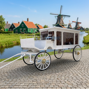 Vente chaude usine : Cercueil funéraire classique à chevaux avec accessoires funéraires - Product Image 1