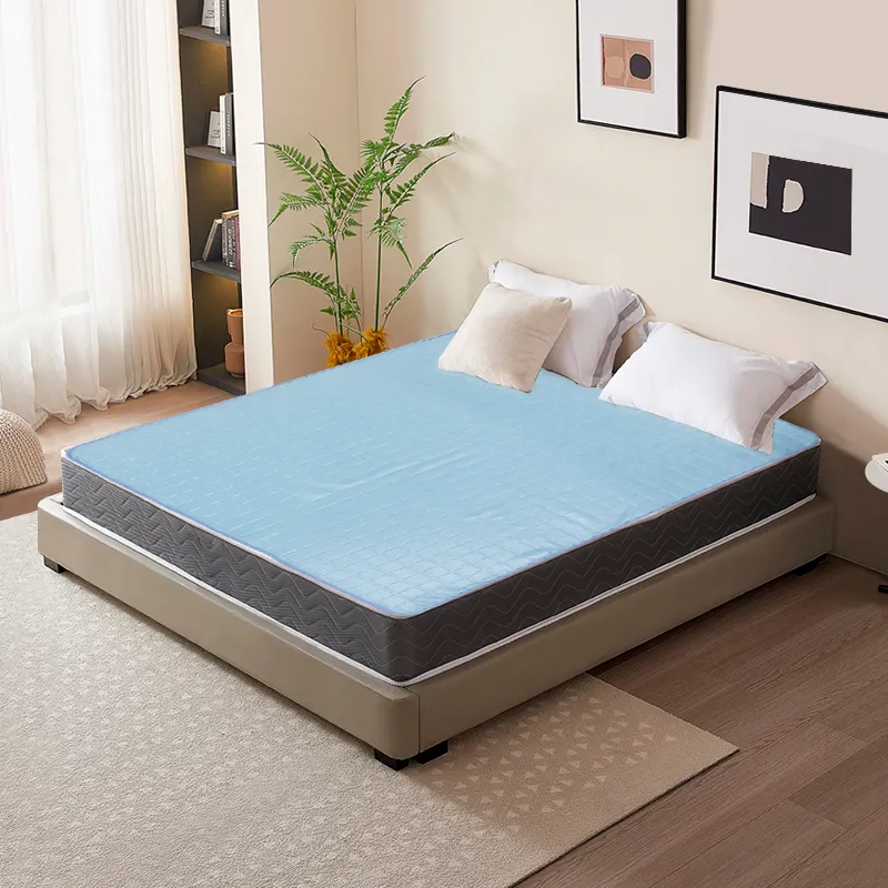 Converteerbare Gel Siliconen Koelgel Matras Topper Grondstof Laag Tpe Paarse Matras Topper Voor Bed