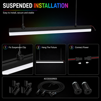 Tubo RGB Programable de 24V DMX512 RGBW, Barra de Píxeles Lineal de Aluminio, Perfil de Luz para Conciertos, Escenarios, Eventos, Iluminación Arquitectónica