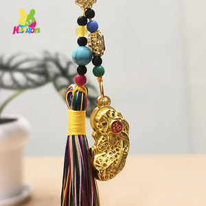 จี้พู่โลหะชาวพุทธ Pixiu ฮวงจุ้ยนำโชคเสน่ห์สำหรับรถยนต์และบ้านโชค<span class=keywords><strong>ลาภ</strong></span>และพวงกุญแจ<span class=keywords><strong>โชค</strong></span>ดี - Product Image 3